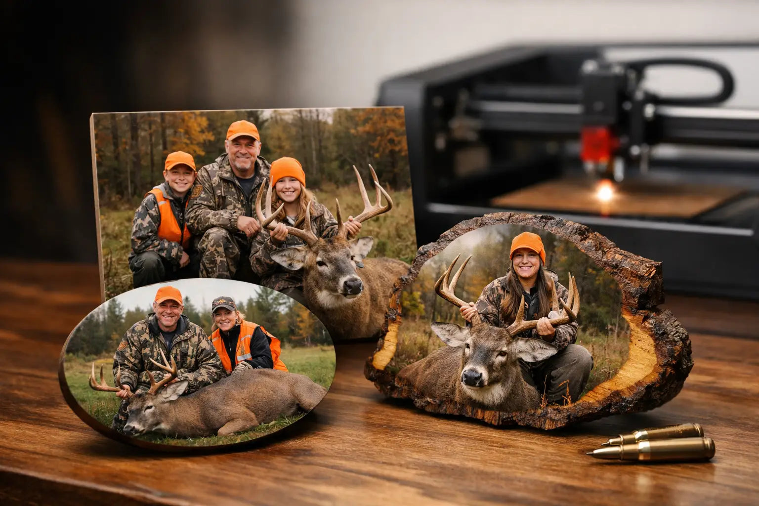 Custom Deer Hunting Photo Plaques That Last