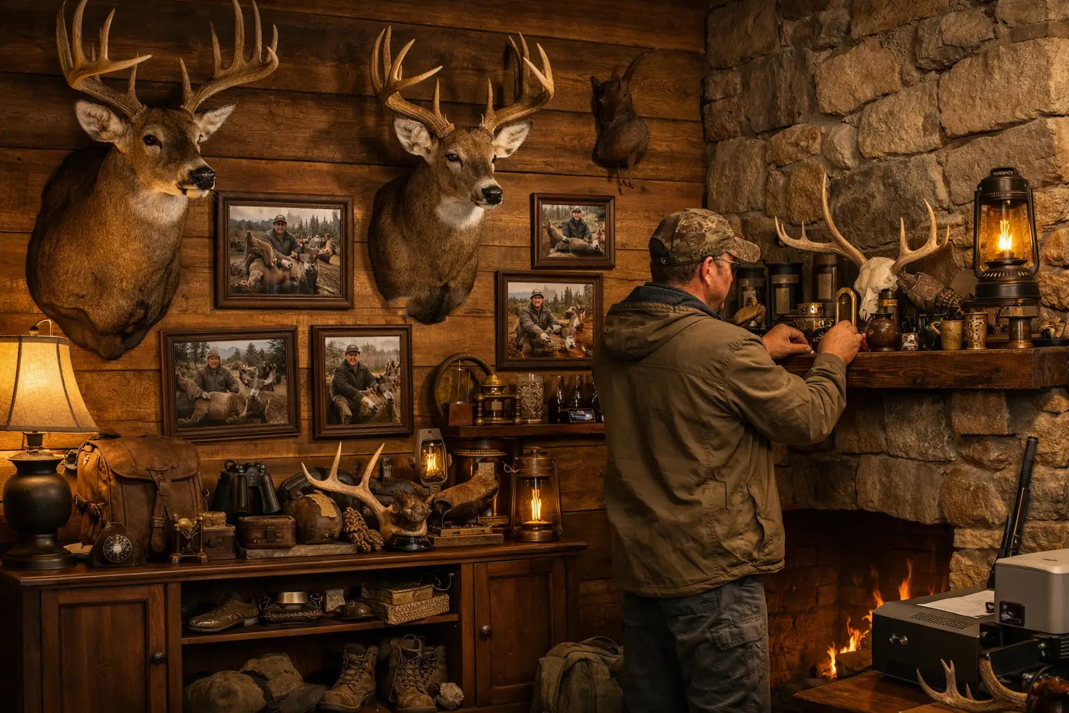 How to Create a Trophy Room That Honors the Hunt