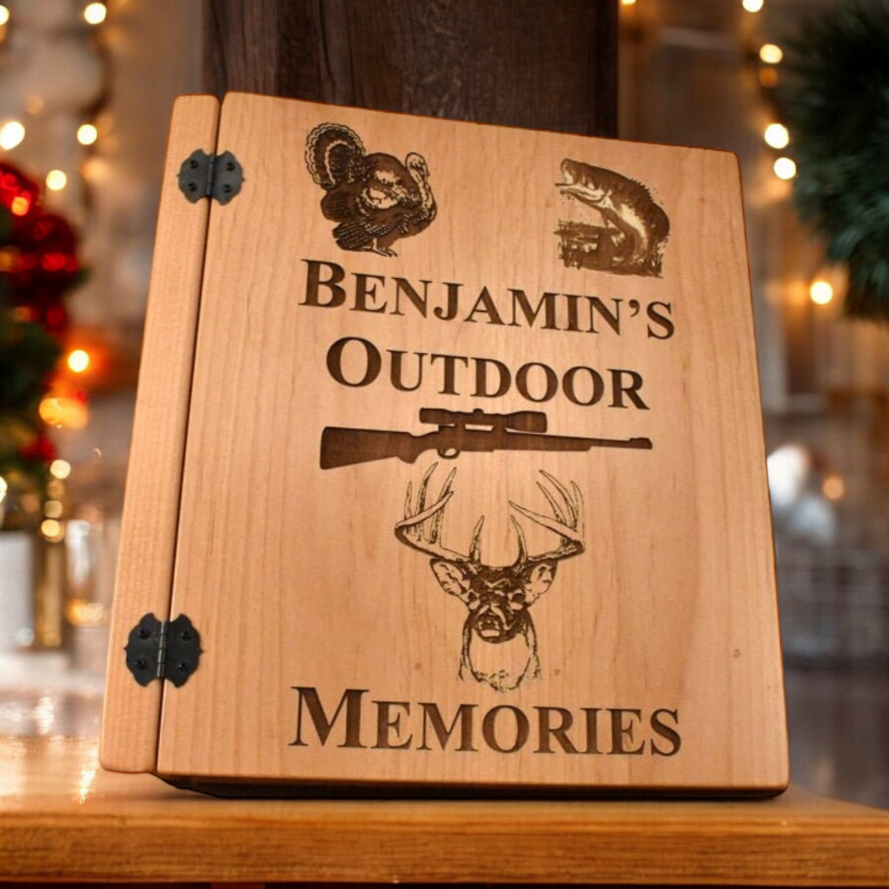 Custom Engraved Photo Album - Outdoor Memories