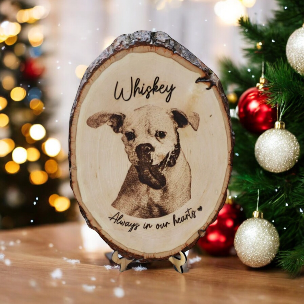 Laser Engraved Wood Plaque | Pet Memorial Gift