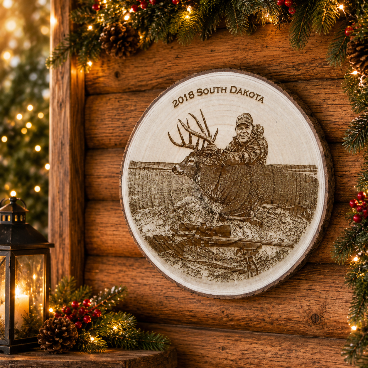 Laser Engraved Hunting Plaque | Personalized Hunting Gift