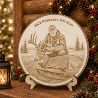 Thumbnail for Laser Engraved Hunting Plaque | Personalized Hunting Gift