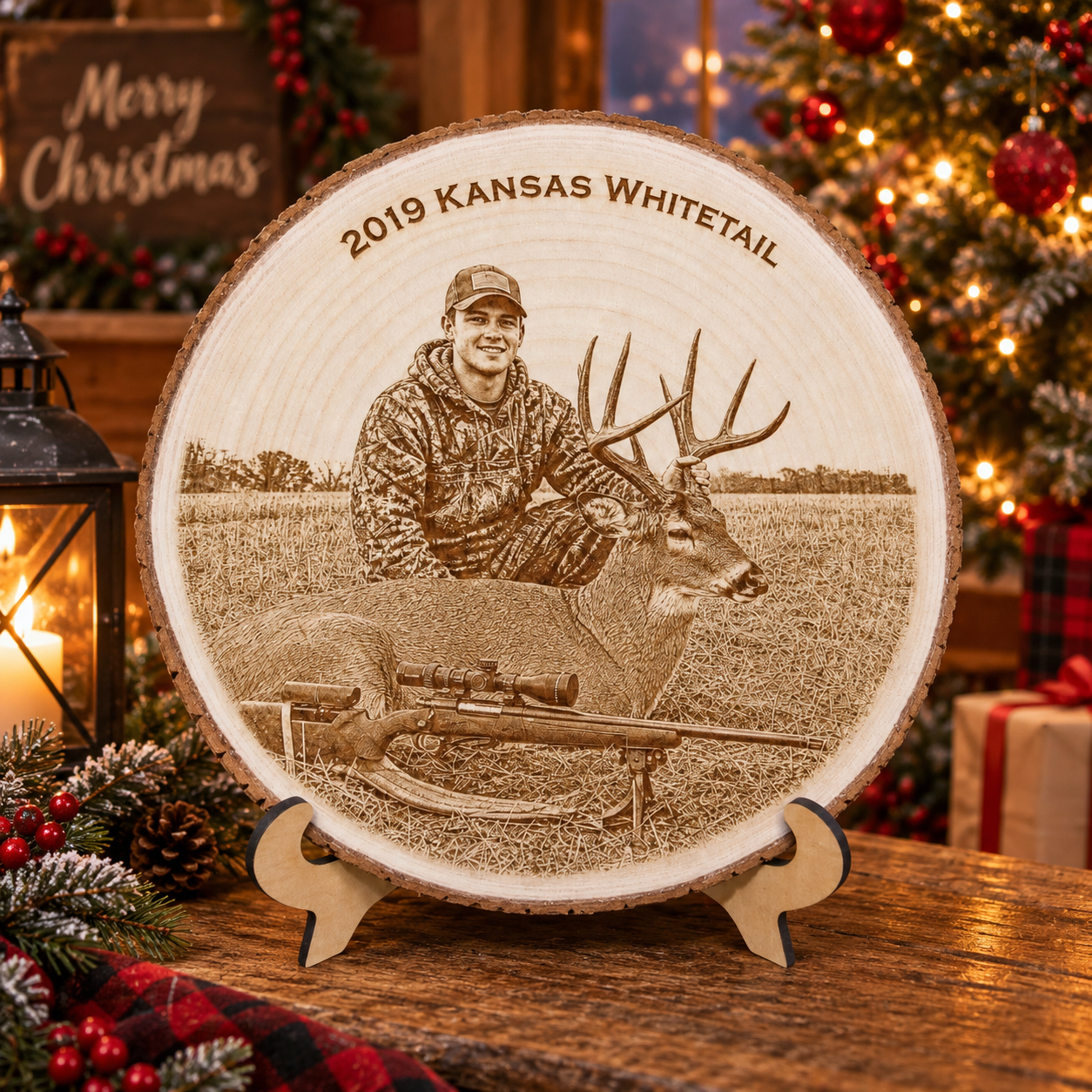 Laser Engraved Hunting Plaque | Personalized Hunting Gift