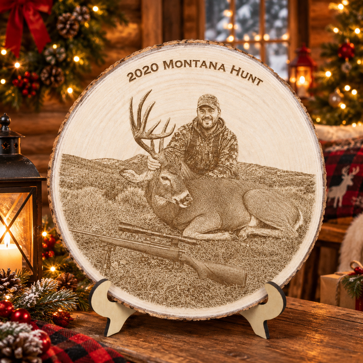 Laser Engraved Hunting Plaque | Personalized Hunting Gift