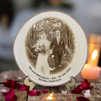 Thumbnail for Laser Engraved Wood Plaque | Personalized Valentines Day Gift | Illustrative Edition