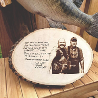 Thumbnail for Laser Engraved Wood Plaque | Fisherman Gift