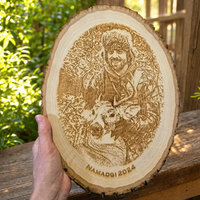 Thumbnail for Laser Engraved Wood Plaque | Personalized Hunting Gift | Illustrative Edition