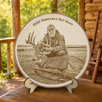Thumbnail for Laser Engraved Hunting Plaque | Personalized Hunting Gift