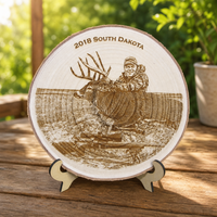Thumbnail for Laser Engraved Hunting Plaque | Personalized Hunting Gift