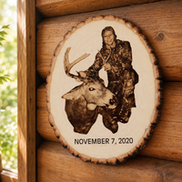 Thumbnail for Laser Engraved Hunting Plaque | Personalized Hunting Gift
