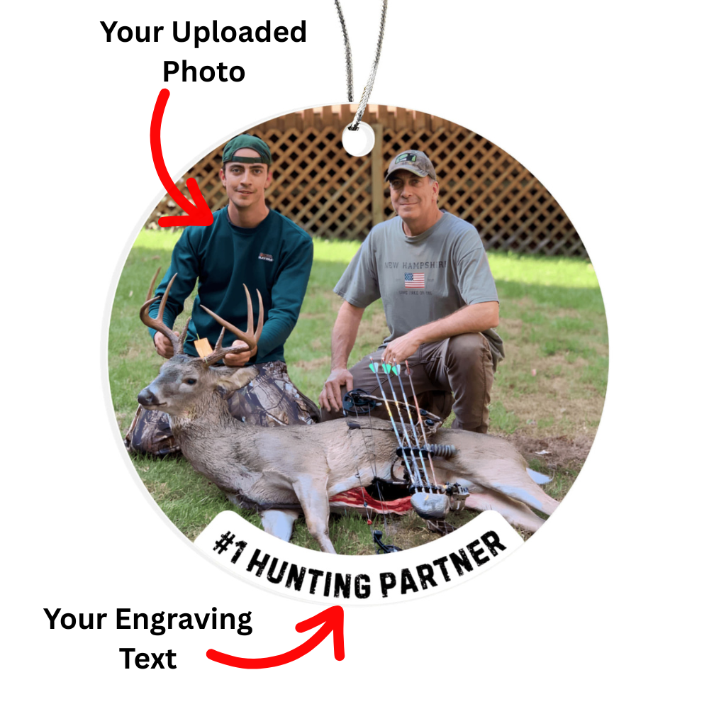 Personalized Christmas Ornament | Hunting Ornament