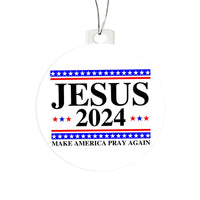 Thumbnail for Jesus 2024 | Make America Pray Again | Christmas Ornament