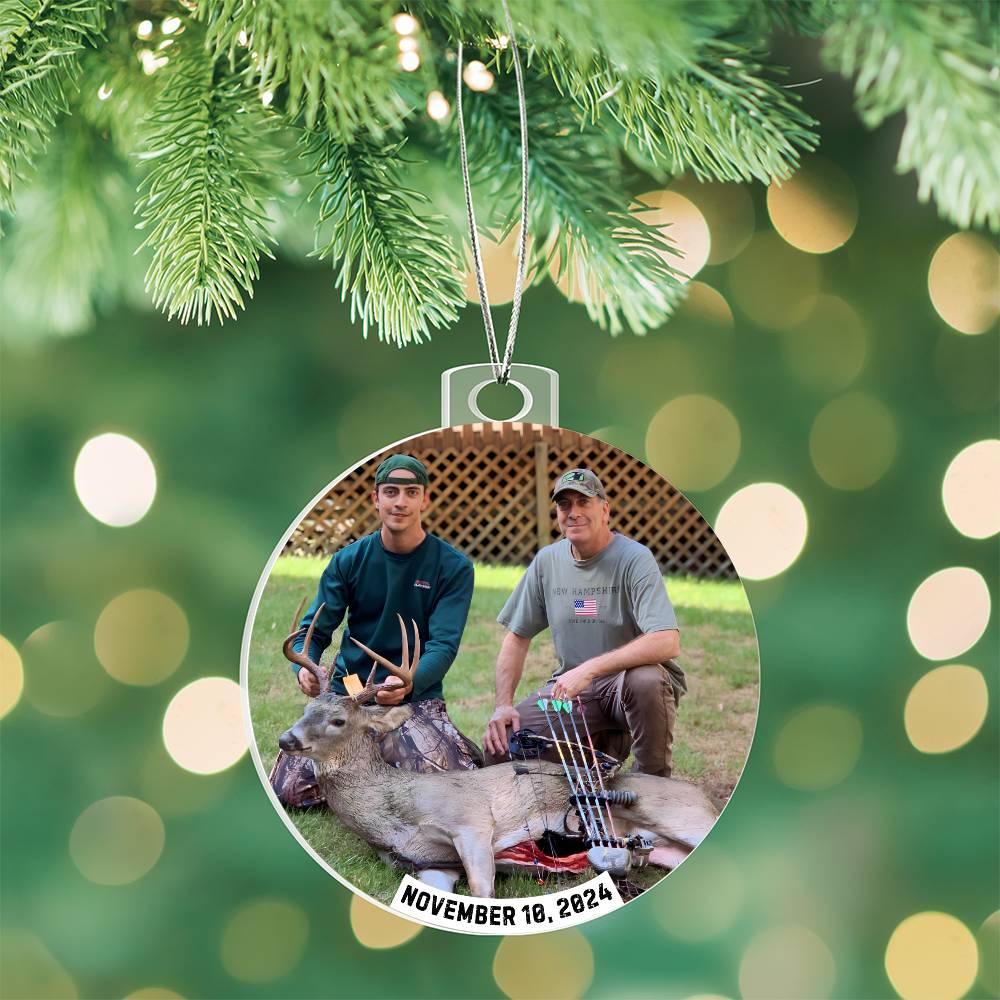 Personalized Christmas Ornament | Hunting Gift