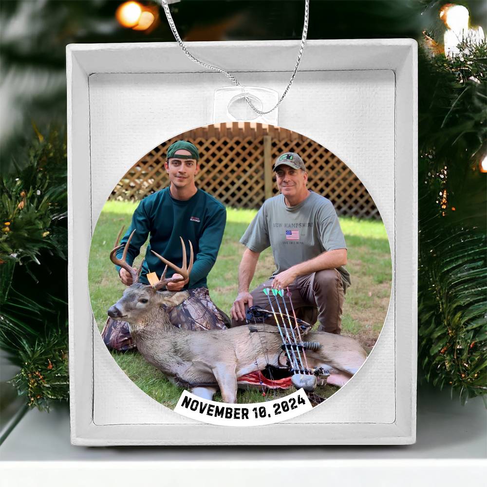 Personalized Christmas Ornament | Hunting Gift