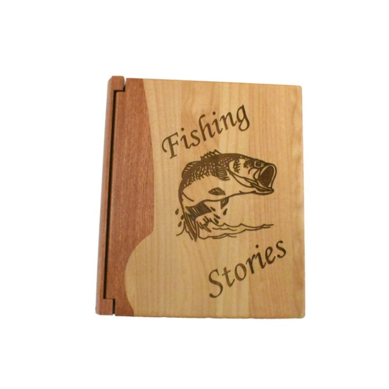 Engraved Photo Album - Fishing Stories - My Outdoor Dad