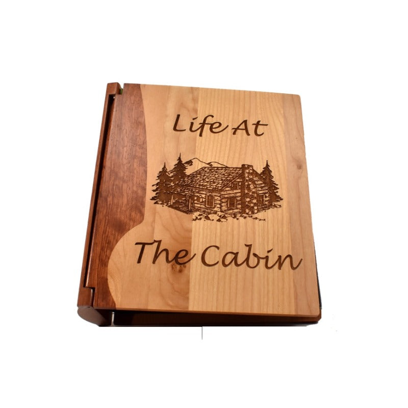 Engraved Photo Album – Life at the Cabin - My Outdoor Dad