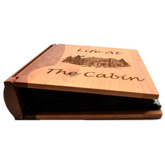 Engraved Photo Album – Life at the Cabin - My Outdoor Dad