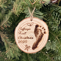 Thumbnail for Baby’s First Christmas Custom Ornament - My Outdoor Dad