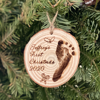 Baby’s First Christmas Custom Ornament - My Outdoor Dad