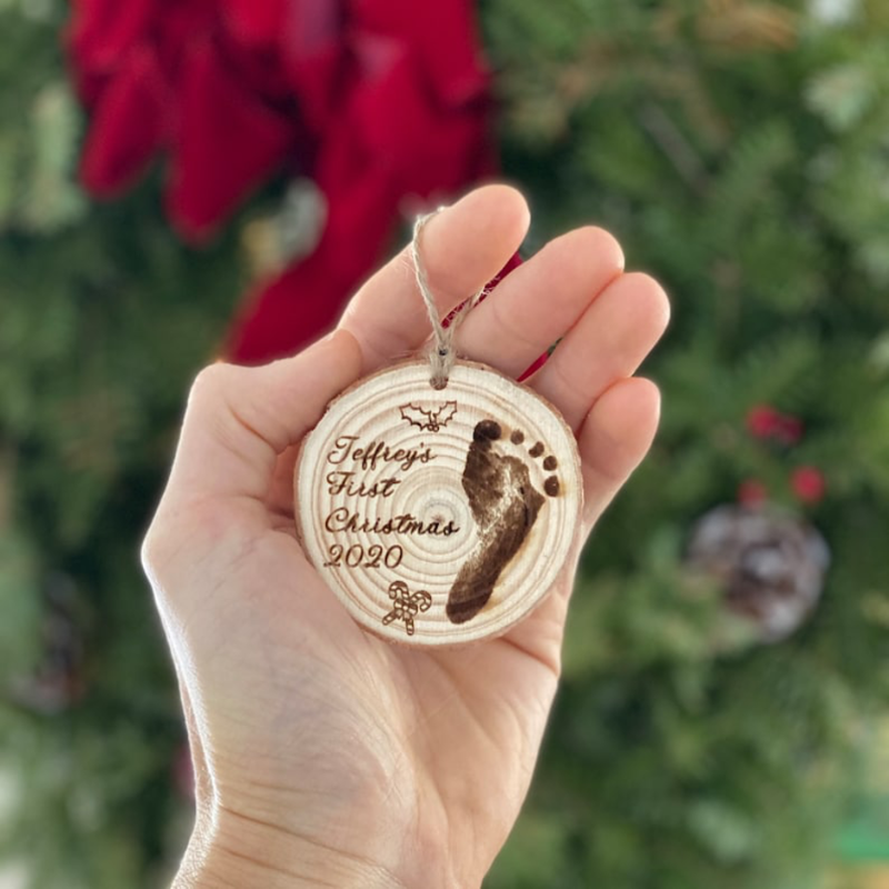 Baby’s First Christmas Custom Ornament - My Outdoor Dad