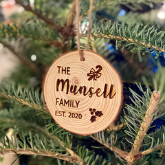 Family Name - Custom Ornament - My Outdoor Dad