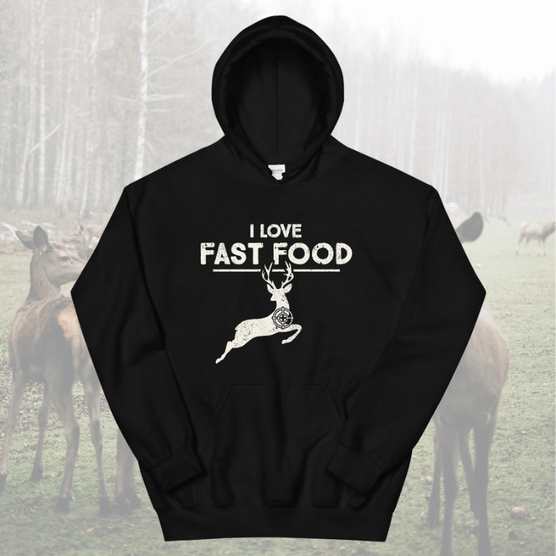 I Love Fast Food Hoodie - My Outdoor Dad