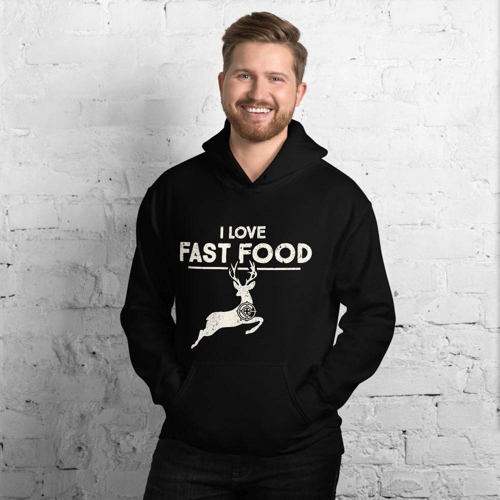 I Love Fast Food Hoodie - My Outdoor Dad