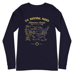 US National Parks Unisex Long Sleeve Tee - My Outdoor Dad