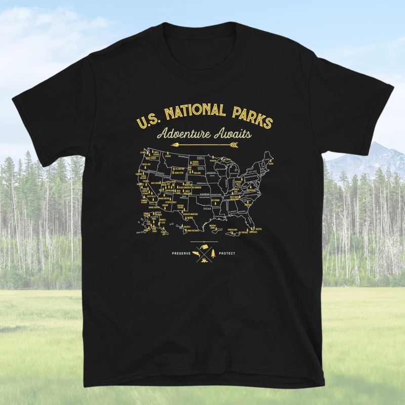 US National Parks Short-Sleeve Unisex T-Shirt - My Outdoor Dad